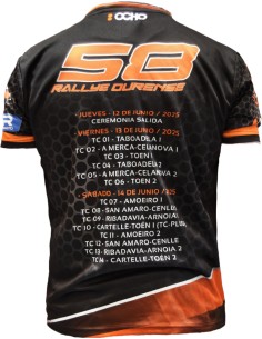 CAMISETA RALLYE GASOLINA :OCHO