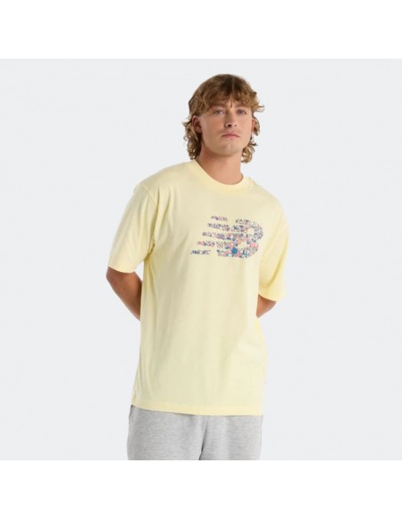 Camiseta NEW BALANCE NAT LOGO SS MT51920 PCR Amarillo