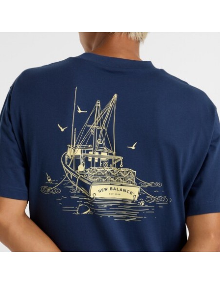 Camiseta NEW BALANCE LOB BOT SS M51923 NNY Marino