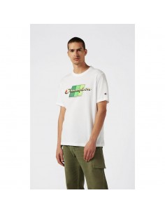 Camiseta CHAMPION SS TEE 221219 WHT Blanco