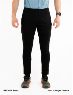 PANTALÓN CHANDAL ALGODÓN FINO SPHERE NEGRO SORRA