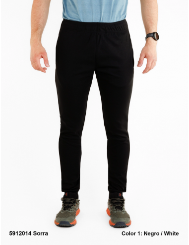 PANTALÓN CHANDAL ALGODÓN FINO SPHERE NEGRO SORRA