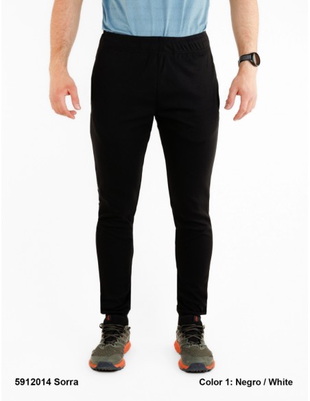 PANTALÓN CHANDAL ALGODÓN FINO SPHERE NEGRO SORRA