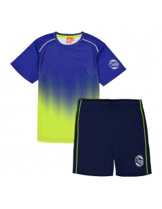 CONJUNTO TECNICO VERANO NIÑO GO&WIN SUVAT AZUL/AMARILLO