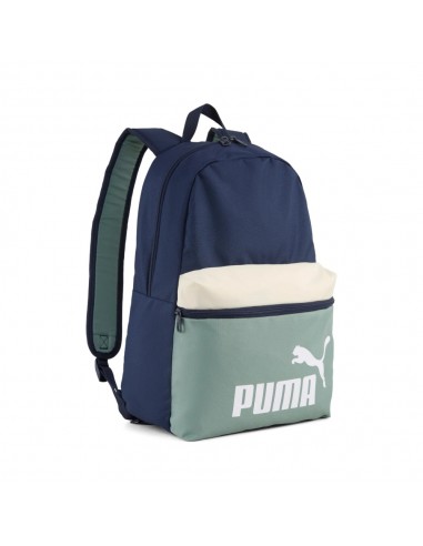 Mochila Puma-PUMA PHASE COLOR BLOCK Backpack-091175-01-AZUL MARINO UNISEX