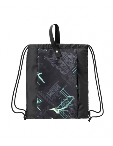 Bolsa Mizuno Drawbag WASO - 33GDC007-93 NEGRO-UNISEX