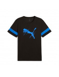 Camiseta negra Puma negra hombre