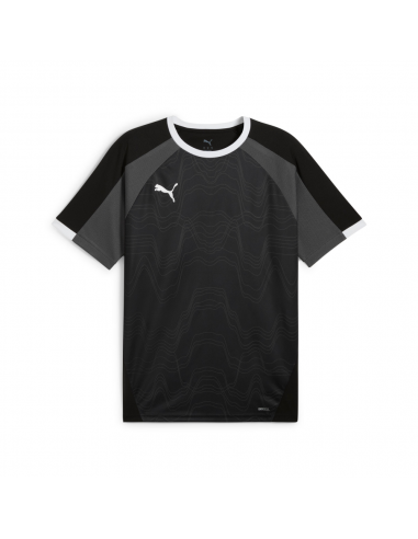Camiseta manga corta Puma-individualLIGA Graphic Jersey-659924-03-NEGRO-GRISES UNISEX