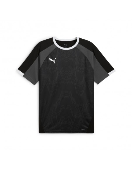 Camiseta manga corta Puma-individualLIGA Graphic Jersey-659924-03-NEGRO-GRISES UNISEX