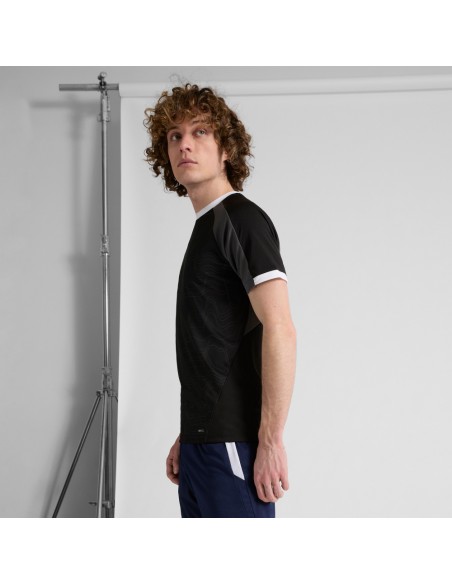 Camiseta manga corta Puma-individualLIGA Graphic Jersey-659924-03-NEGRO-GRISES UNISEX