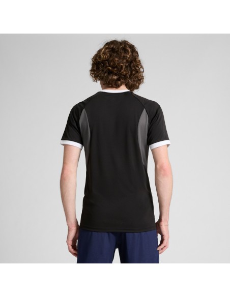 Camiseta manga corta Puma-individualLIGA Graphic Jersey-659924-03-NEGRO-GRISES UNISEX