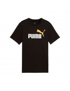 CAMISETA NEGRA PUMA ESS 2 COL Nº1 LOGO JUNIOR UNISEX...