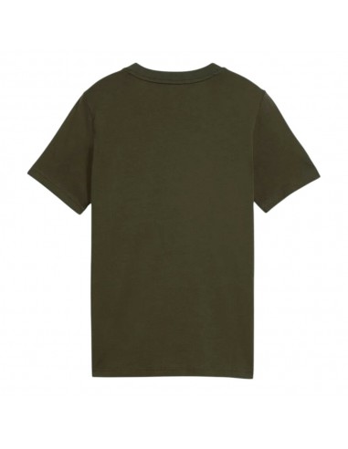 CAMISETA VERDE PUMA MANGA CORTA Essentials 2...