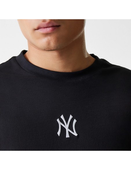 Camiseta negra New Era negra MLB