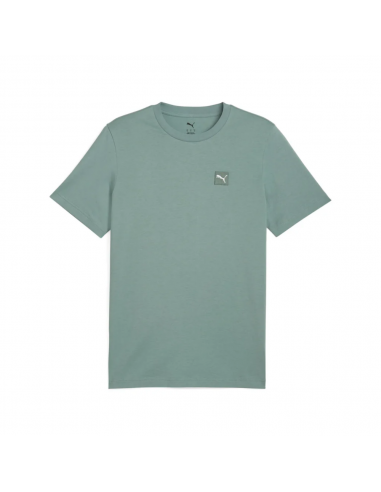 Camiseta manga corta Puma-ESS ELEVATED Tee-684726-30-VERDE UNISEX
