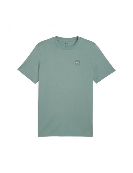 Camiseta manga corta Puma-ESS ELEVATED Tee-684726-30-VERDE UNISEX