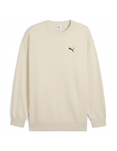 Sudadera Puma-WARDROBE ESS Relaxed Crew TR-629650-87-BLANCO UNISEX