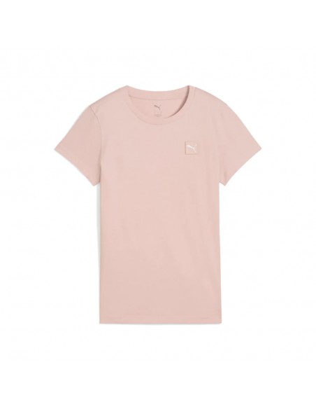 Camiseta manga corta Puma-ESS ELEVATED Tee-685016-91-ROSA MUJER
