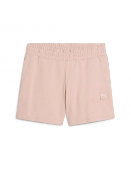 Pantalón corto Puma-ESS ELEVATED Mid-Rise Shorts 5-685020-91-ROSA MUJER