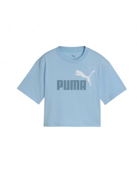 CAMISETA AZUL PUMA ESS 2 COLOR LOGO haute tropic JUNIOR 686071-48