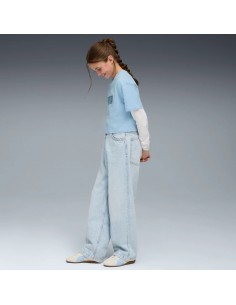 CAMISETA AZUL PUMA ESS 2 COLOR LOGO haute tropic JUNIOR... 2