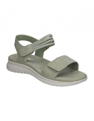 SANDALIA MUJER AMARPIES VERDE CON TIRAS AJUSTABLES