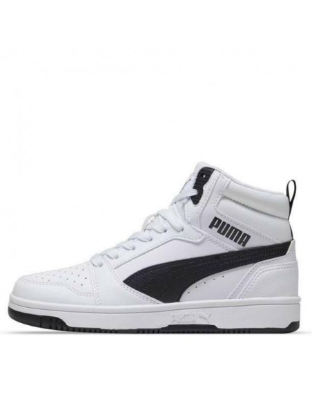 PUMA Calzado multideporte-Puma Rebound V6 Mid-393831-02-BLANCO-NEGRO