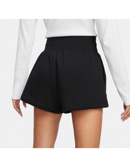 Pantalón Corto NIKE W NSW PHNX FLC HR SHORT FD1409 010 Negro