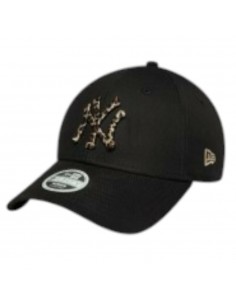 NEW ERA GORRA WMNS LEOPARD INFILL 9FORTY NEYYAN BLK