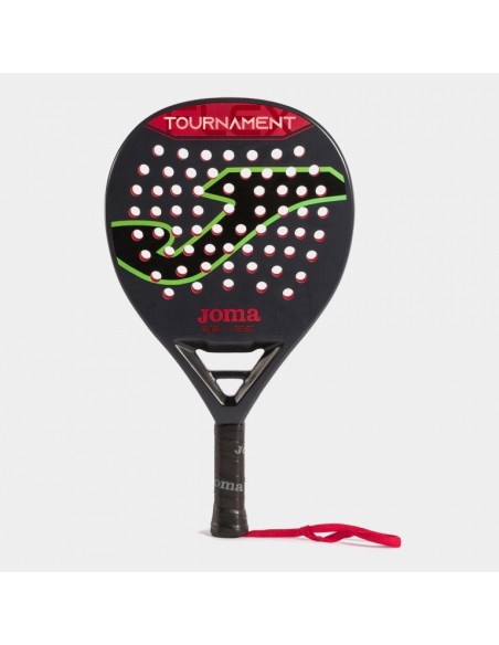 Pala Padel JOMA-PALA DE PÁDEL TOURNAMENT NEGRO ROJO-401185-106