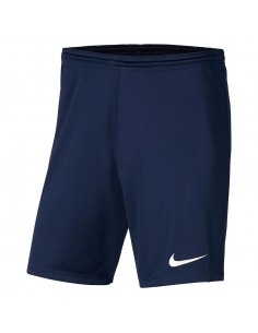 Pantalón Corto NIKE PARK III KNIT SHORT BV6855 410 Marino