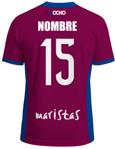 :OCHO CAMISETA VIOLETA MARISTAS FUTBOL