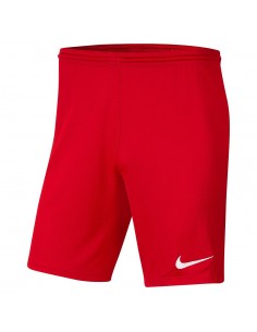 Pantalón corto NIKE DRI FIT PARK III BV6855 657 Rojo