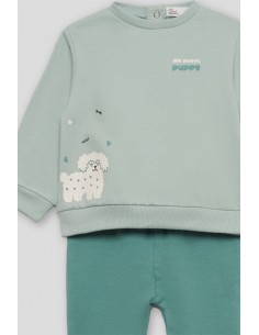 CHANDAL BEBE NIÑA STREET MONKEY VERDE PERRITO