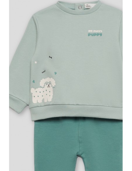 CHANDAL BEBE NIÑA STREET MONKEY VERDE PERRITO