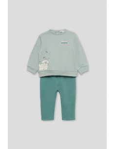 CHANDAL BEBE NIÑA STREET MONKEY VERDE PERRITO 2