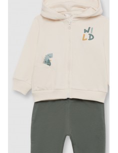 CHANDAL BEBE NIÑO STREET MONKEY VERDE DINOSAURIO 2