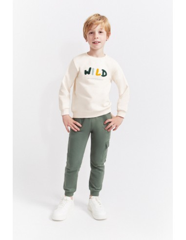 CHANDAL BEBE NIÑO STREET MONKEY WILD BEIGE VERDE