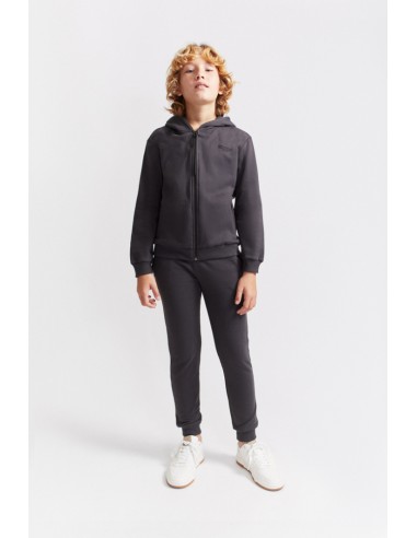 CHANDAL STREET MONKEY GRIS CREMALLERA CAPUCHA