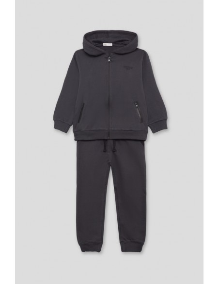 CHANDAL STREET MONKEY GRIS CREMALLERA CAPUCHA