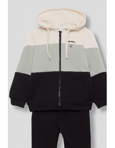 CHANDAL NIÑO STREET MONKEY FRANJAS BEIGES GRIS