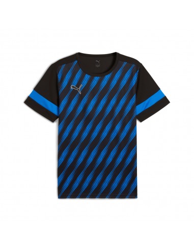 Camiseta negra-azul Puma negra JR