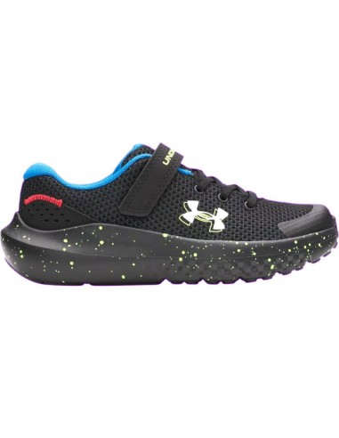 Zapatilla negra Under Armour negra JR
