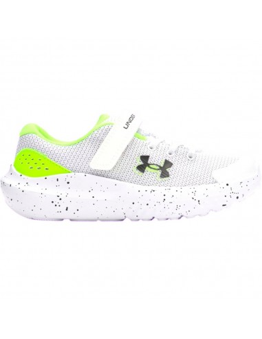 Zapatilla blanca Under Armour blanca JR velcro