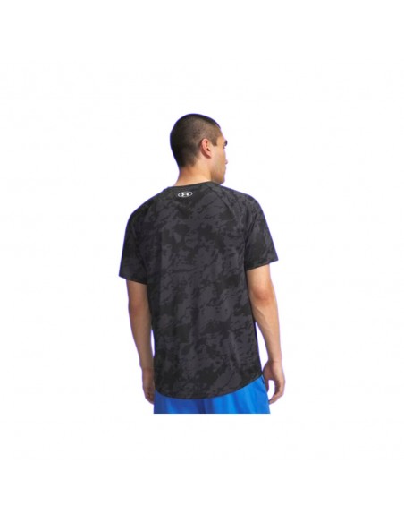 Camiseta negra Under Armour negra hombre