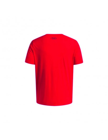 Camiseta roja Under Armour roja hombre