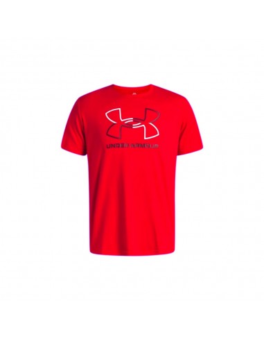Camiseta roja Under Armour roja hombre