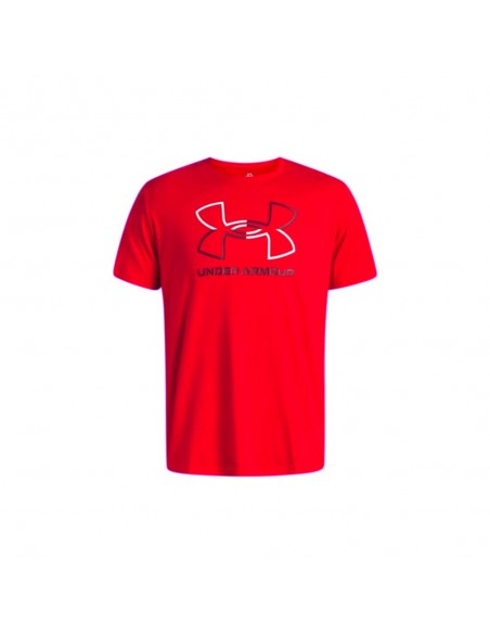 Camiseta roja Under Armour roja hombre