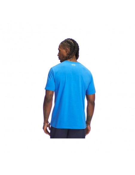 Camiseta azul Under Armour azul hombre