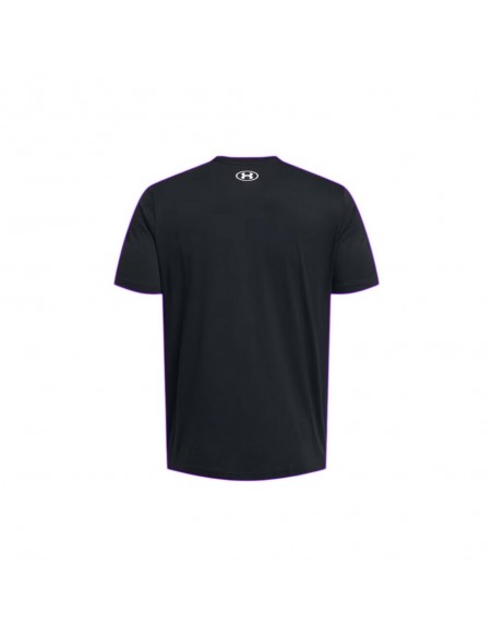 Camiseta negra Under Aemour negra hombre